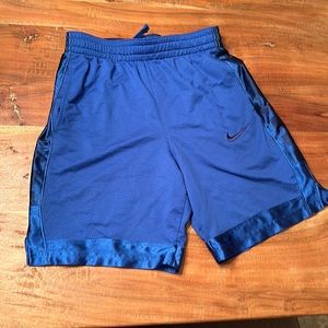 Blue Nike shorts